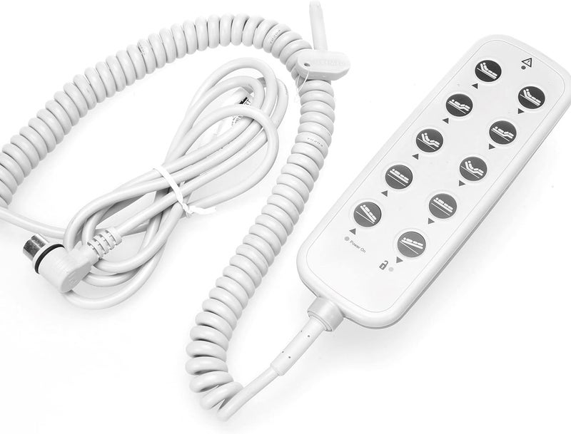 Okin Dewert 81745 Handset Remote Hand Control Replacement for Electric Adjustable Bed Hospital Nursing Beds with 13 pin Connection IPROXX2/SM+ - Image 3